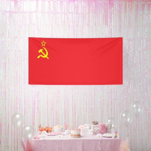 UdSSR-Flagge Banner (Party)