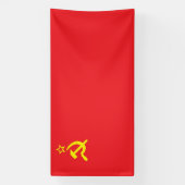 UdSSR-Flagge Banner (Vertikal)