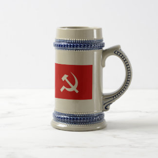 UDSSR-Flagge Bierglas