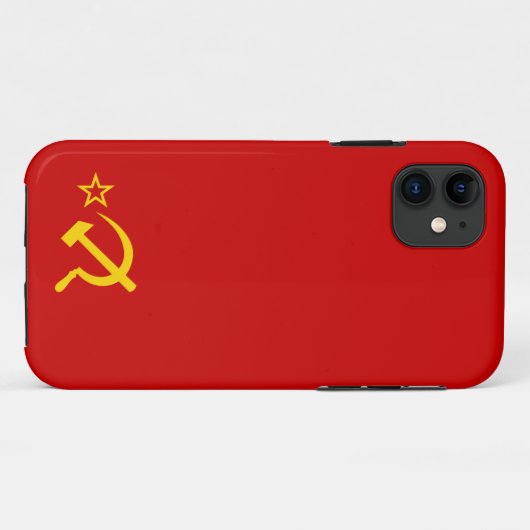 UdSSR-Flagge Case-Mate iPhone Hülle (Rückseite (Horizontal))