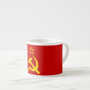 UdSSR-Flagge - Flagge der Sowjetunion Espressotasse