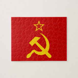 UdSSR-Flagge - Flagge der Sowjetunion Puzzle