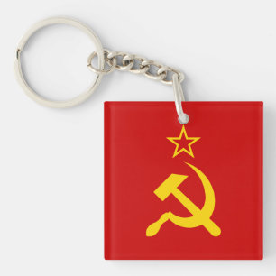 UdSSR-Flagge - Flagge der Sowjetunion Schlüsselanhänger