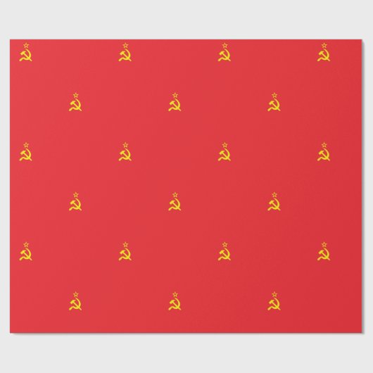 UdSSR-Flagge Geschenkpapier (Flach)