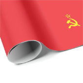UdSSR-Flagge Geschenkpapier (Rolleneckpunkt)