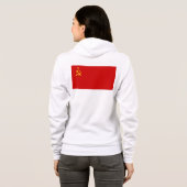 UdSSR-Flagge Hoodie (Schwarz voll)