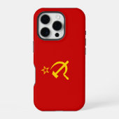 UdSSR-Flagge iPhone Hülle (Rückseite)