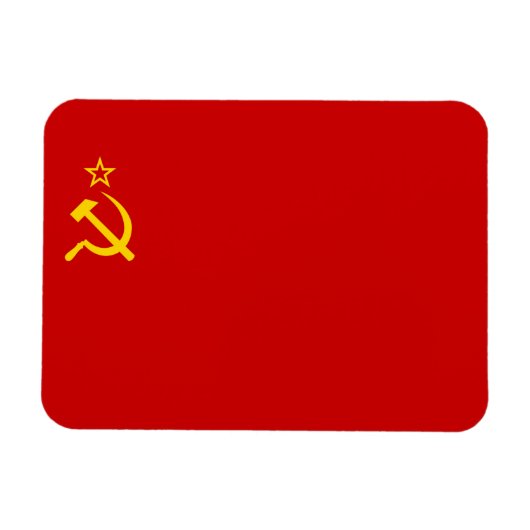 UdSSR-Flagge Magnet (Horizontal)