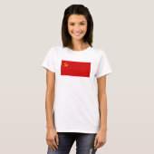 UdSSR-Flagge T-Shirt (Vorne ganz)
