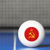 UdSSR-Flagge Tischtennisball (Netto)