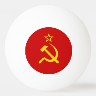 UdSSR-Flagge Tischtennisball