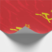 UDSSR-Flaggen-Packpapier Geschenkpapier (Ecke)