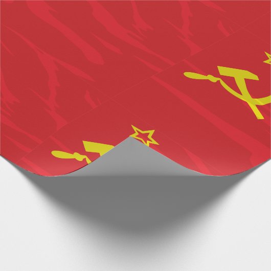 UDSSR-Flaggen-Packpapier Geschenkpapier (Ecke)
