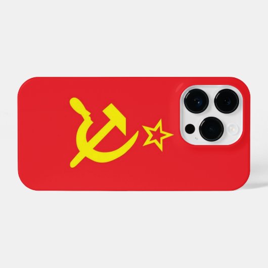 UdSSR iPhone Hülle (Rückseite (Horizontal))