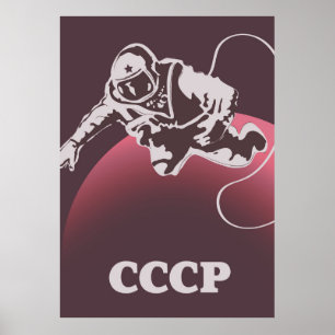 UdSSR Kosmonaut Poster