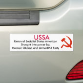 UDSSR - Obama Autoaufkleber (Auf Auto)