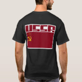 UDSSR-Raum-Flecken T-Shirt (Rückseite)