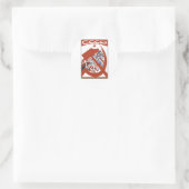 UdSSR Runder Aufkleber (Tasche)