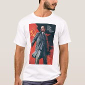 UDSSR, Russe, Sowjet, Propaganda, Lenin T-Shirt (Vorderseite)