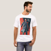 UDSSR, Russe, Sowjet, Propaganda, Lenin T-Shirt (Vorne ganz)