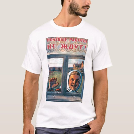 UDSSR, Russe, Sowjet, Propaganda T-Shirt (Vorderseite)