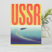 UdSSR sowjetisches Reiseplakat (Stehend Vorderseite)