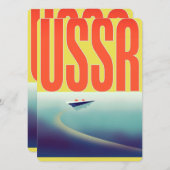 UdSSR sowjetisches Reiseplakat (Vorne/Hinten)