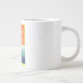 UdSSR sowjetisches Reiseplakat Jumbo-Tasse (Rechts)