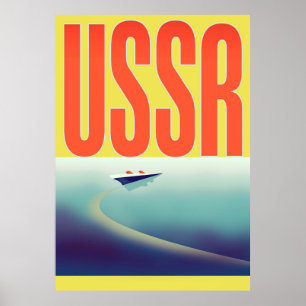 UdSSR sowjetisches Reiseplakat Poster