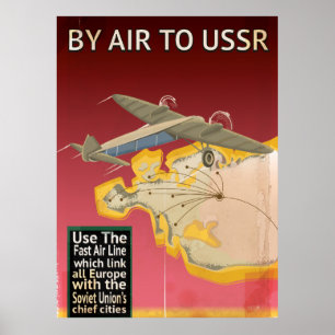 UdSSR Sowjetisches Vintage-Reiseposter Poster