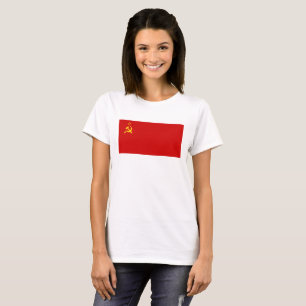 UdSSR Sowjetunion-Flagge Kommunistisch Sichel und T-Shirt