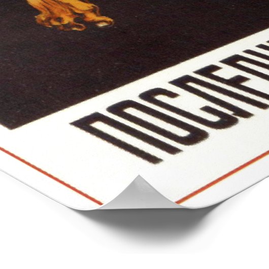 UdSSR Sowjetunion Gewerkschaft Anti-Alkohol 1929 Poster (Ecke)