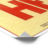 UdSSR Sowjetunion Gewerkschaft Klatsch nicht! Prop Poster (Ecke)