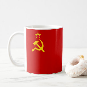 UdSSR Sowjetunion Kommunistisch Sichel und Hammer Kaffeetasse