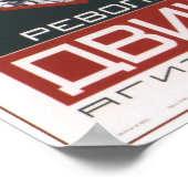 UdSSR - Sowjetunion - Propaganda 1927 Poster (Ecke)