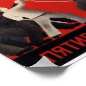 UdSSR - Sowjetunion - Propaganda 1933 Poster (Ecke)