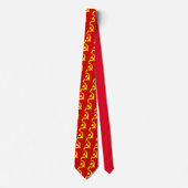 UdSSR Yello Neck Tie Krawatte (Vorderseite)