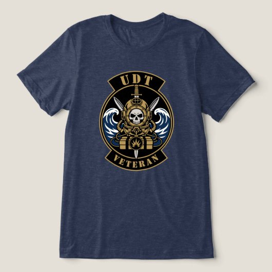 UDT Veteran Tri-Blend Shirt (Design Vorderseite)