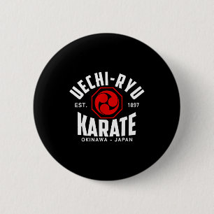 Uechi-ryu Karate Do Kampfsport Japan Okinawa Button