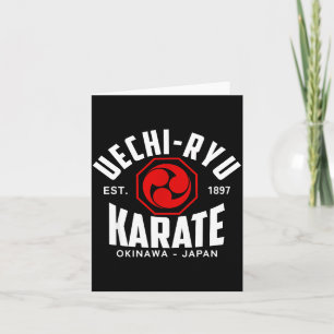 Uechi-Ryu Karate Do Kampfsport Japan Okinawa Karte