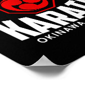 Uechi-ryu Karate Do Kampfsport Japan Okinawa Poster (Ecke)