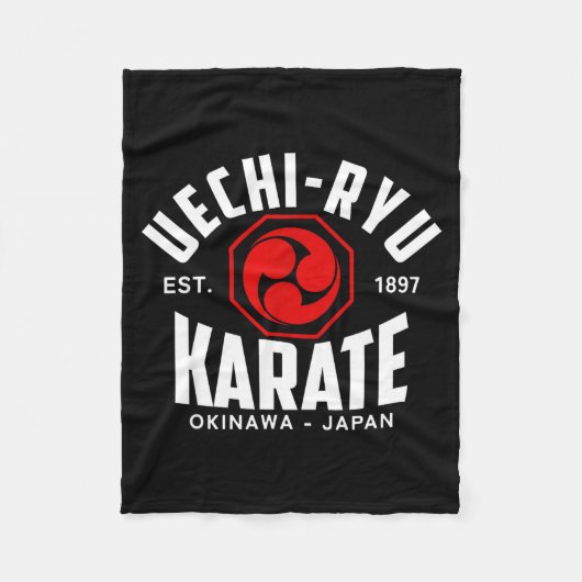 Uechi-ryu Karate Do Martial Arts Japan Okinawa Fleecedecke (Vorderseite)
