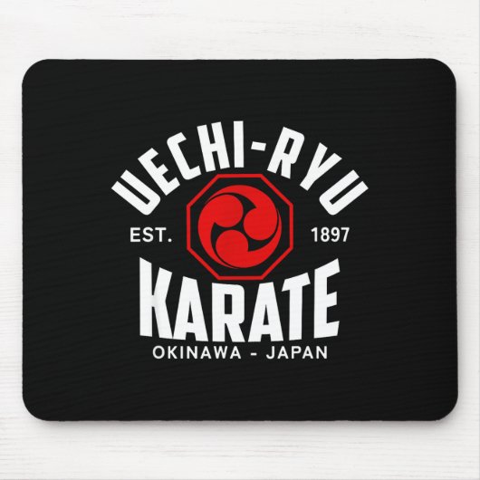 Uechi-ryu Karate Do Martial Arts Japan Okinawa Mousepad (Vorne)