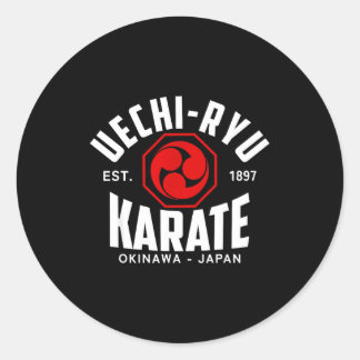 Uechi-ryu Karate Do Martial Arts Japan Okinawa  Runder Aufkleber
