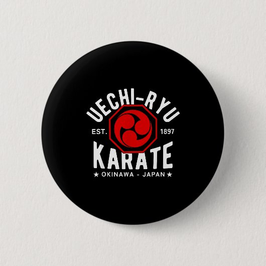 Uechi Ryu Karate Do Martial Arts Japan Tokyo  Button (Vorderseite)