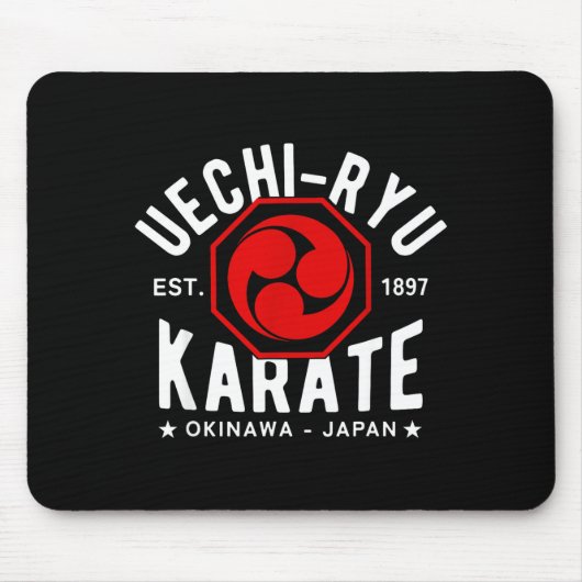 Uechi Ryu Karate Do Martial Arts Japan Tokyo Mousepad (Vorne)