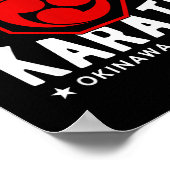 Uechi Ryu Karate Do Martial Arts Japan Tokyo  Poster (Ecke)