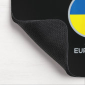Uefa Euro 2020 Ukraine' Nation Mousepad (Ecke)