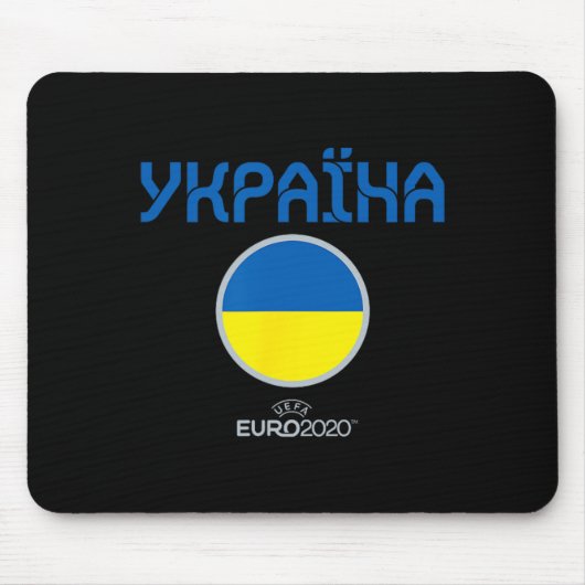 Uefa Euro 2020 Ukraine' Nation Mousepad (Vorne)