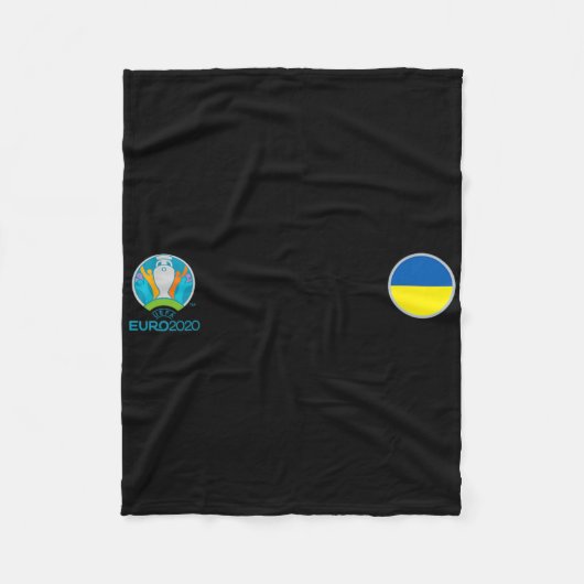 Uefa Euro Ukraine' Fleecedecke (Vorderseite)